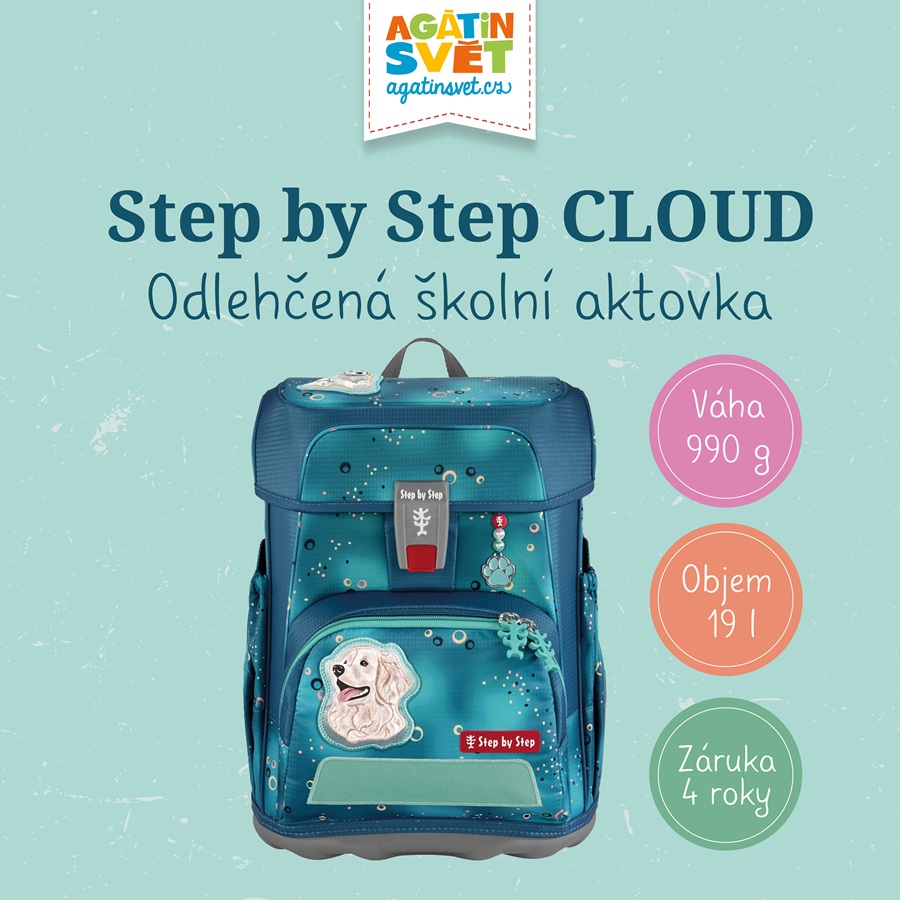 Školní aktovka Step by Step CLOUD