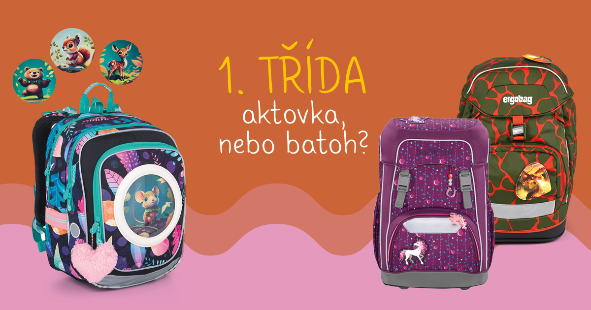Školní taška pro prvňáčky: Aktovka, nebo batoh?