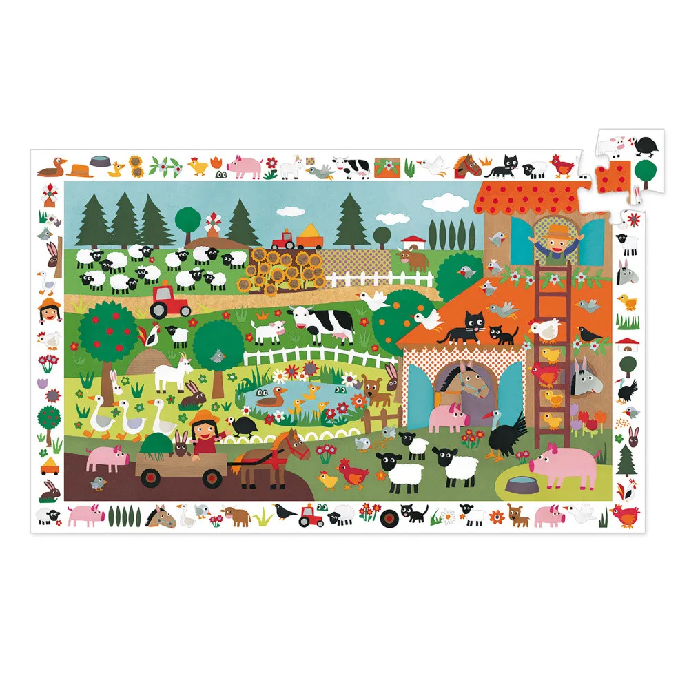 Poznávací didaktické puzzle Djeco
