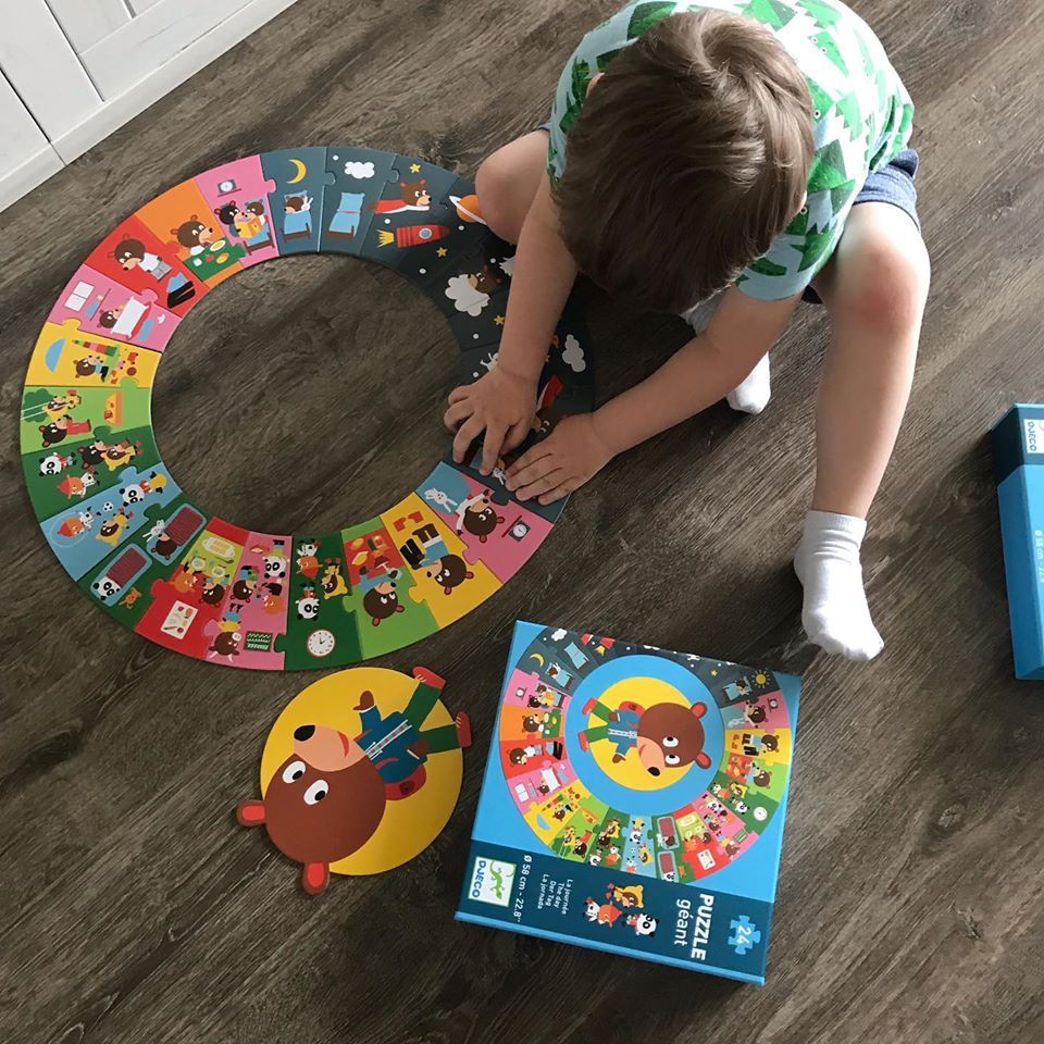 Didaktické puzzle Djeco - Medvídkův den